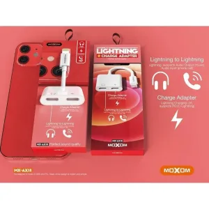 Moxom Audio Adapter Lightning To Lightning MX-AX18