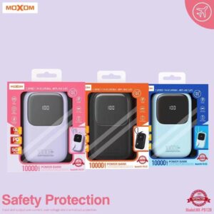 Moxom MX-PB128 3 In 1 QC18W Power Bank 10K