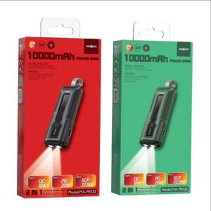 Moxom MX-PB133 QC18W+PD20W Flashlight 10K Power Bank